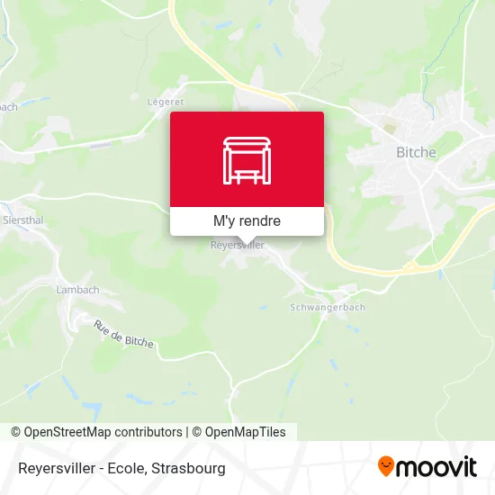Reyersviller - Ecole plan