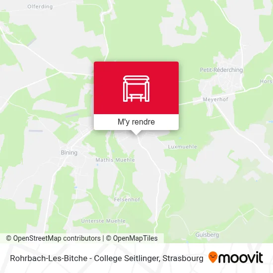 Rohrbach-Les-Bitche - College Seitlinger plan