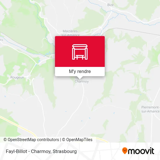 Fayl-Billot - Charmoy plan