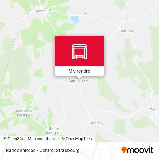 Ranconnieres - Centre plan
