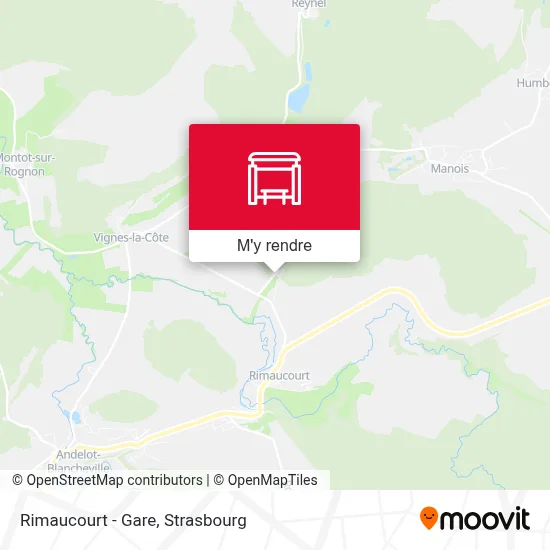 Rimaucourt - Gare plan