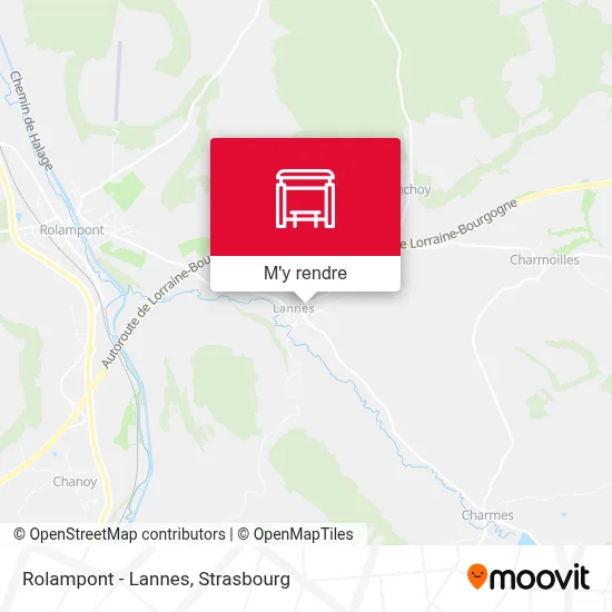 Rolampont - Lannes plan