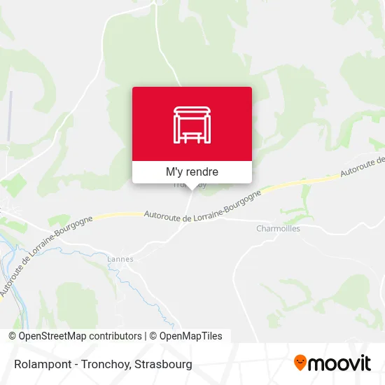 Rolampont - Tronchoy plan