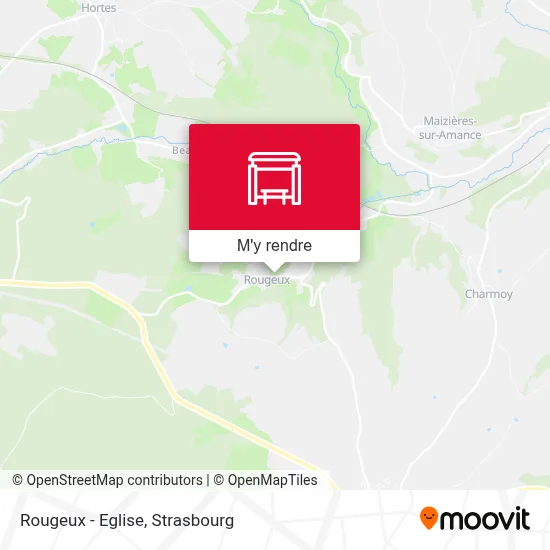Rougeux - Eglise plan
