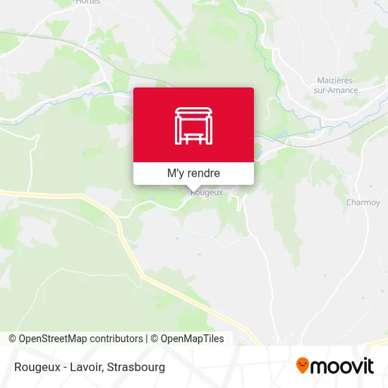Rougeux - Lavoir plan