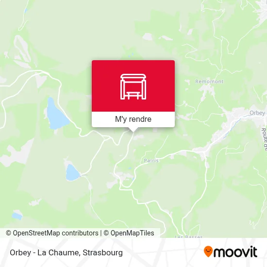 Orbey - La Chaume plan