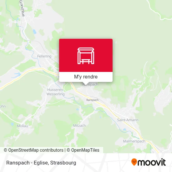 Ranspach - Eglise plan