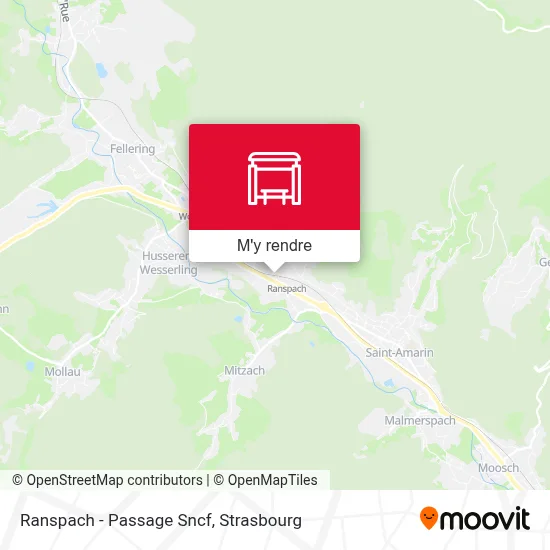 Ranspach - Passage Sncf plan