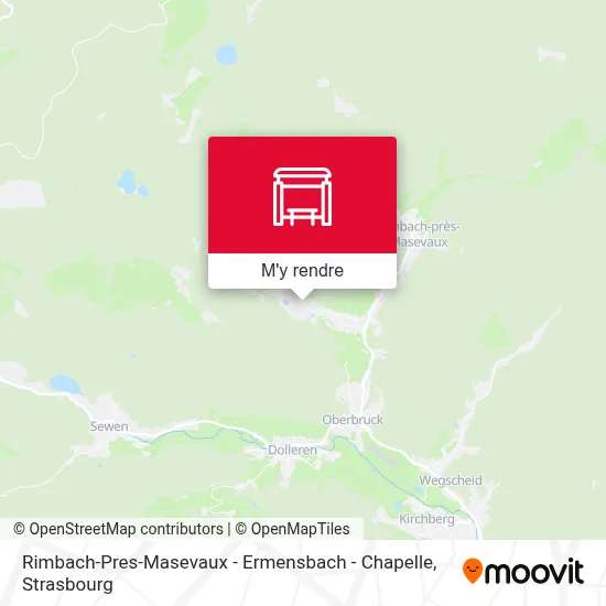 Rimbach-Pres-Masevaux - Ermensbach - Chapelle plan