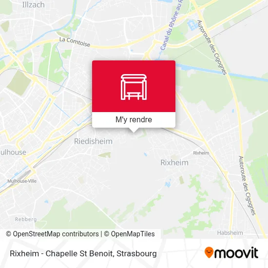 Rixheim - Chapelle St Benoit plan
