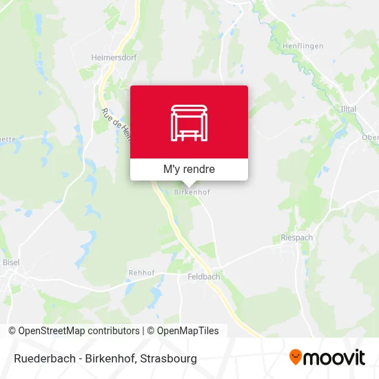 Ruederbach - Birkenhof plan