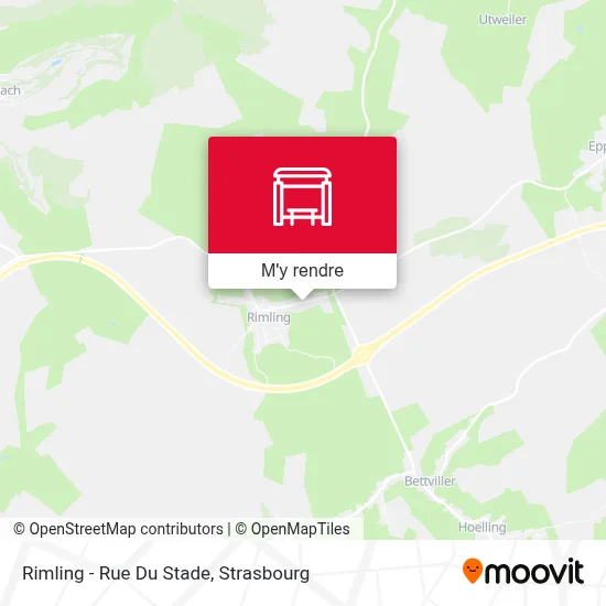 Rimling - Rue Du Stade plan