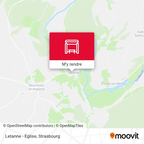 Letanne - Eglise plan