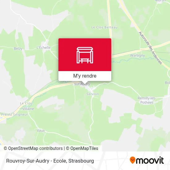 Rouvroy-Sur-Audry - Ecole plan