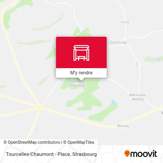 Tourcelles-Chaumont - Place plan