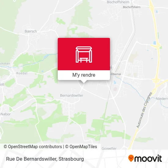 Rue De Bernardswiller plan