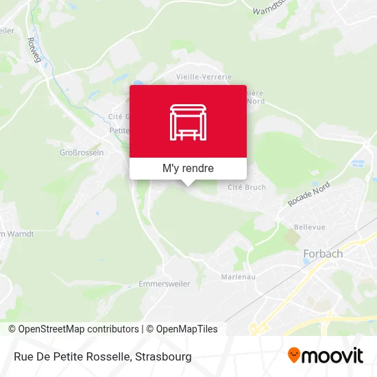 Rue De Petite Rosselle plan