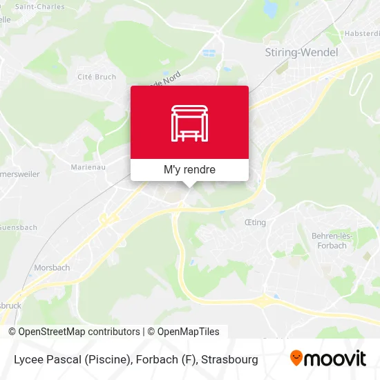 Lycee Pascal (Piscine), Forbach (F) plan