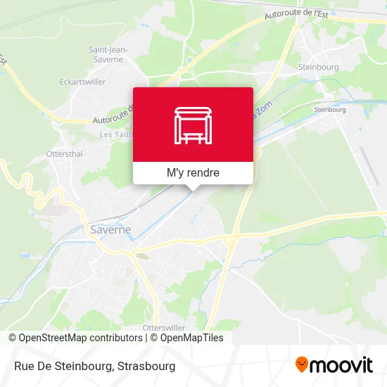 Rue De Steinbourg plan