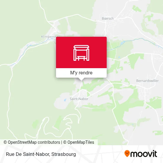 Rue De Saint-Nabor plan