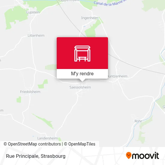 Rue Principale plan