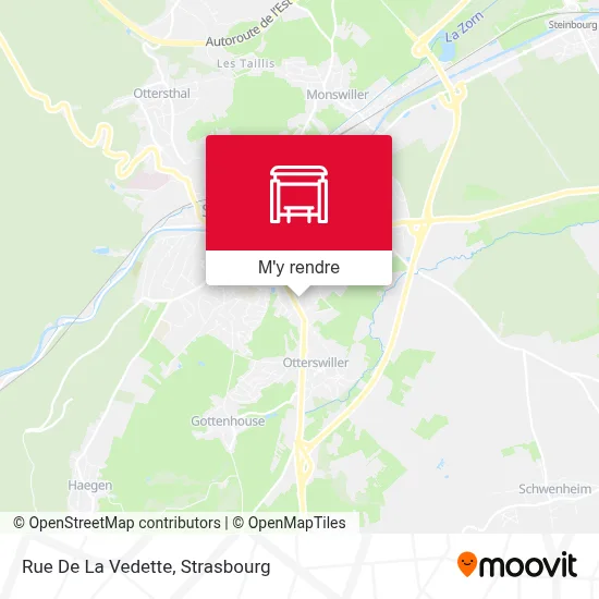 Rue De La Vedette plan