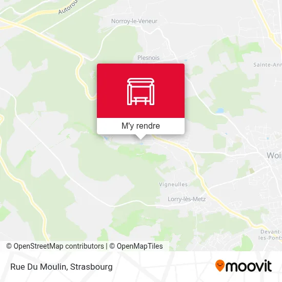 Rue Du Moulin plan