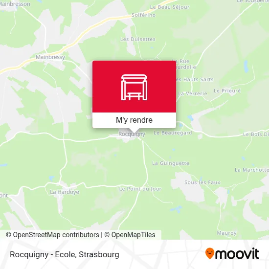 Rocquigny - Ecole plan