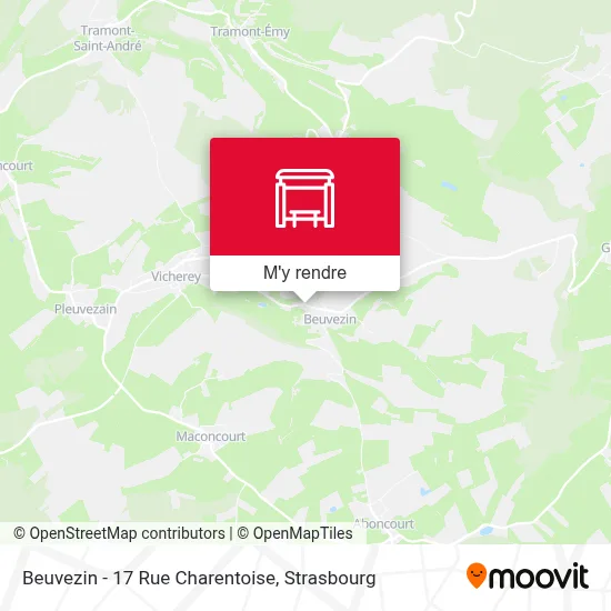 Beuvezin - 17 Rue Charentoise plan