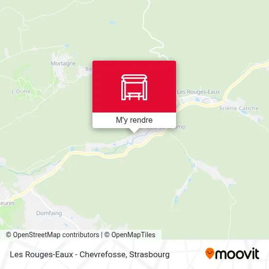 Les Rouges-Eaux - Chevrefosse plan