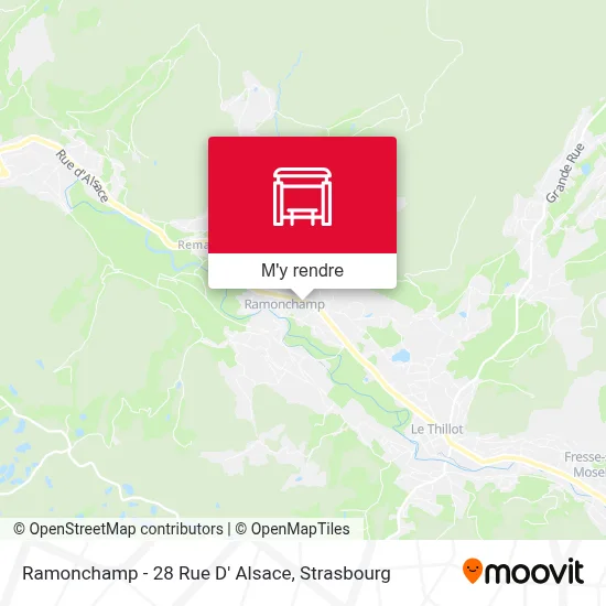 Ramonchamp - 28 Rue D' Alsace plan