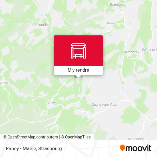 Rapey - Mairie plan