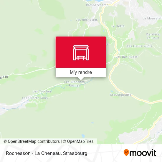 Rochesson - La Cheneau plan