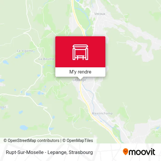 Rupt-Sur-Moselle - Lepange plan