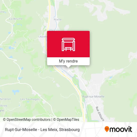 Rupt-Sur-Moselle - Les Meix plan