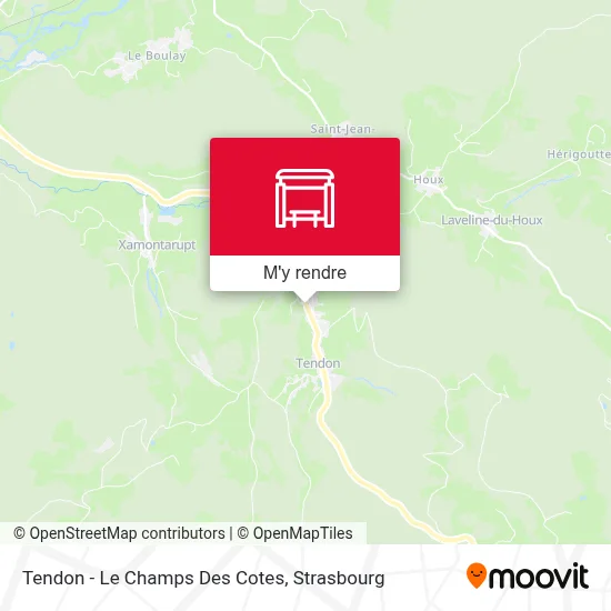 Tendon - Le Champs Des Cotes plan
