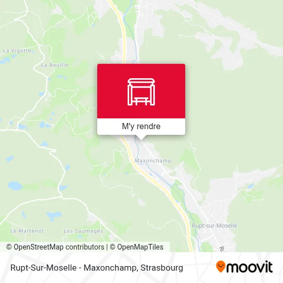 Rupt-Sur-Moselle - Maxonchamp plan