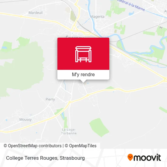 College Terres Rouges plan