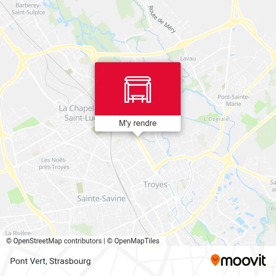 Pont Vert plan