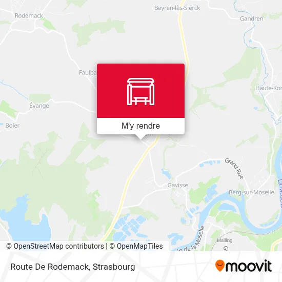 Route De Rodemack plan