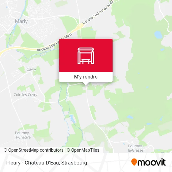 Fleury - Chateau D'Eau plan