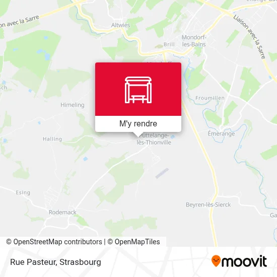 Rue Pasteur plan