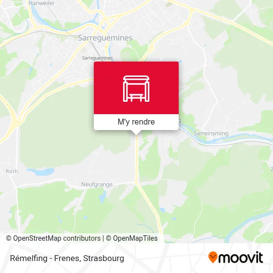 Rémelfing - Frenes plan