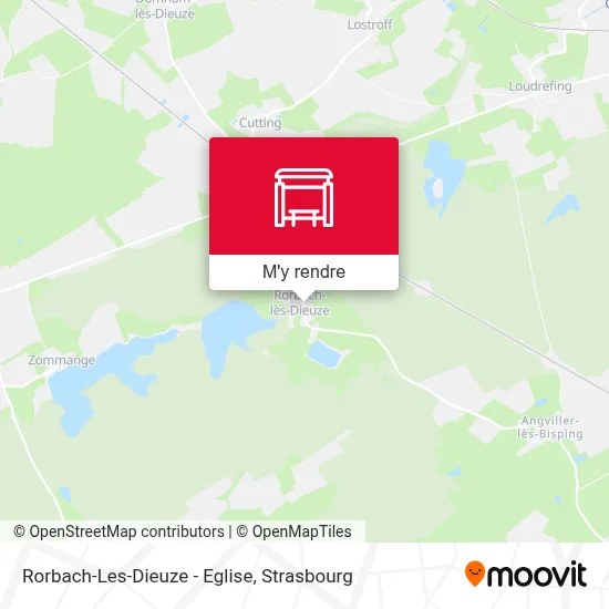 Rorbach-Les-Dieuze - Eglise plan