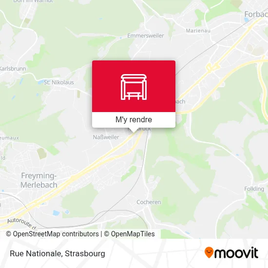 Rue Nationale plan