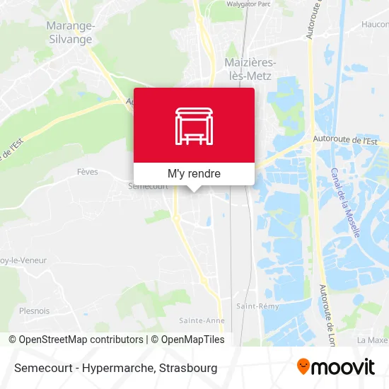 Semecourt - Hypermarche plan