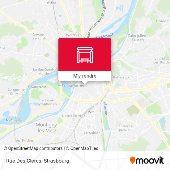 Rue Des Clercs plan