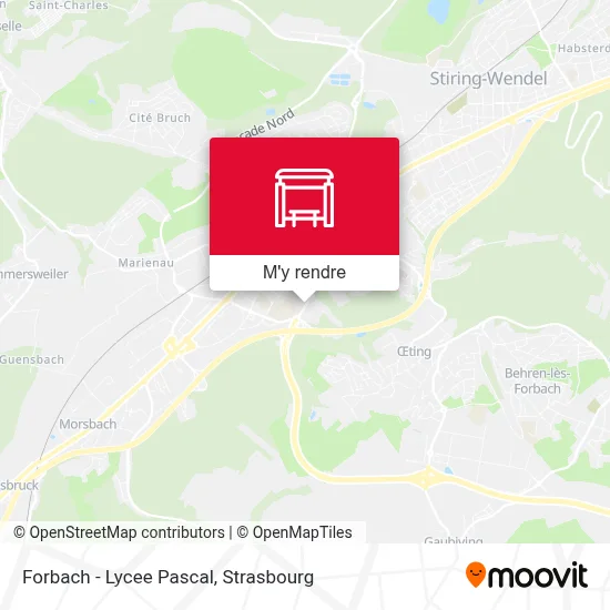 Forbach - Lycee Pascal plan