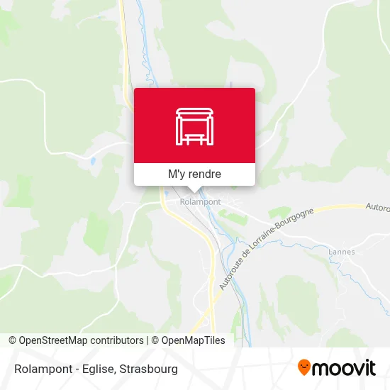 Rolampont - Eglise plan