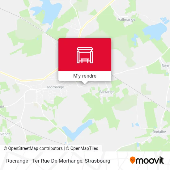 Racrange - Ter Rue De Morhange plan